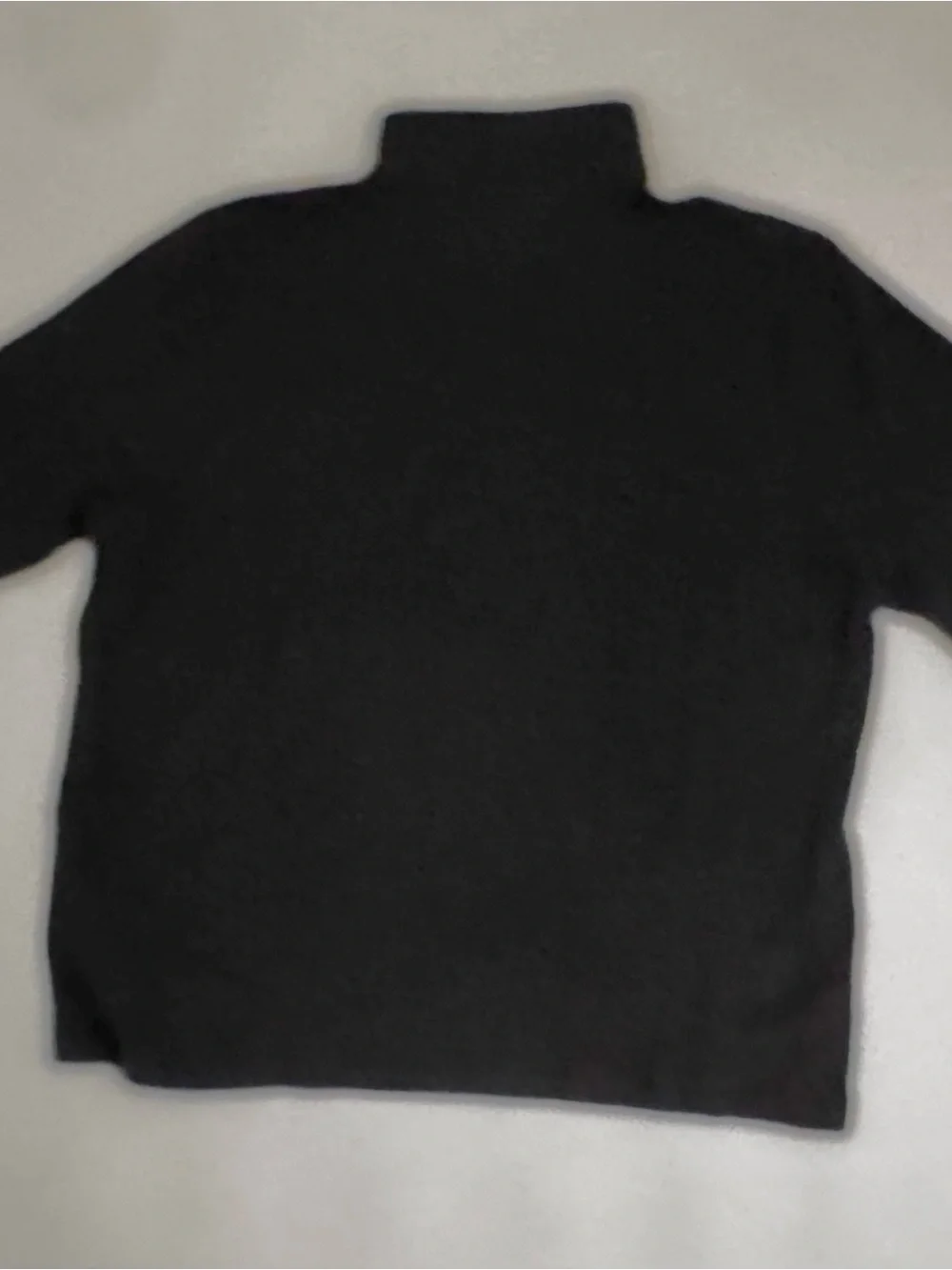 Banana Republic Black Zip-Neck Sweater